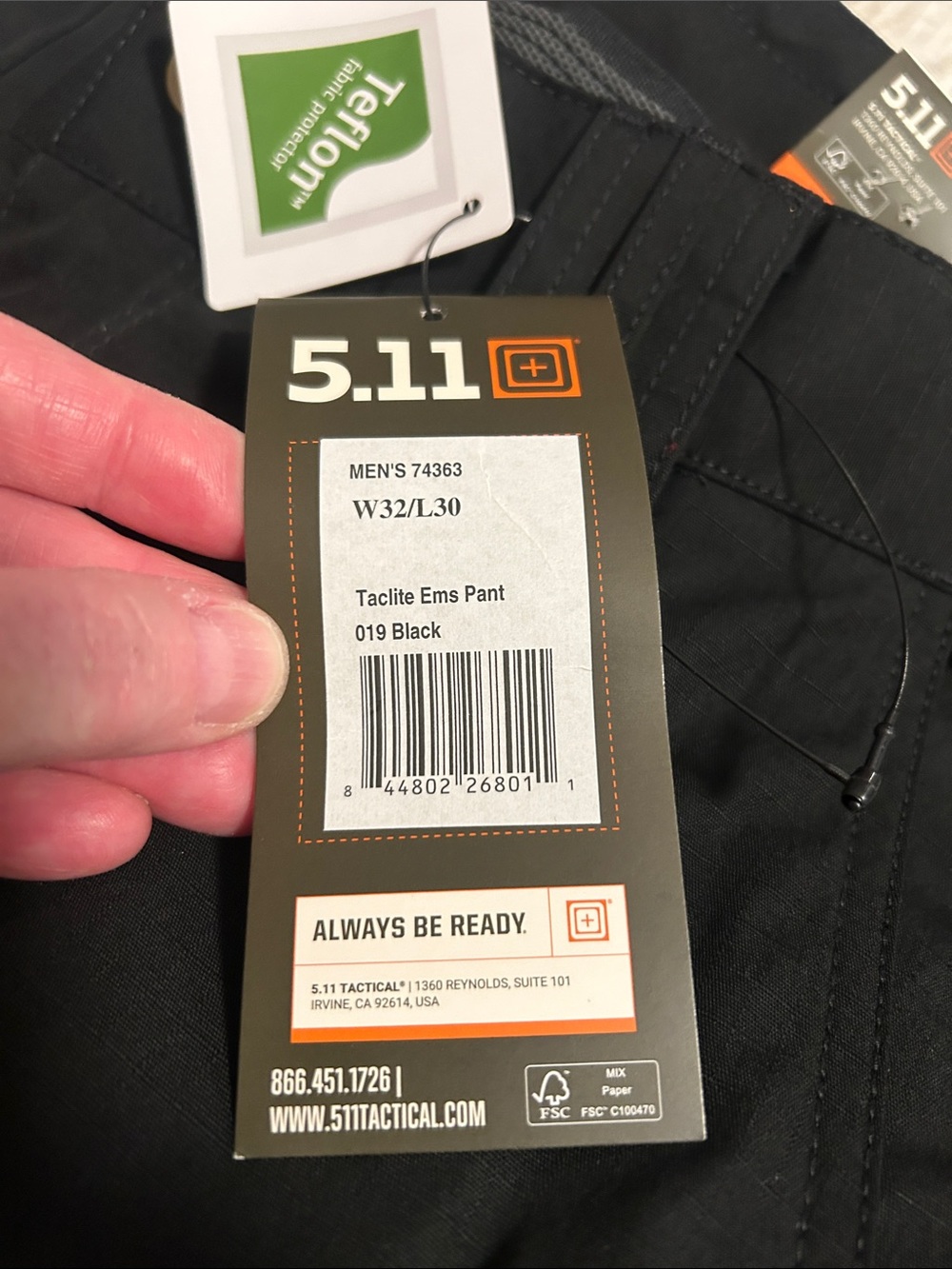 NWT 5.11® Men’s Relaxed Fit Taclite EMS Pant

Size 32 x 30 - Picture 2 of 7